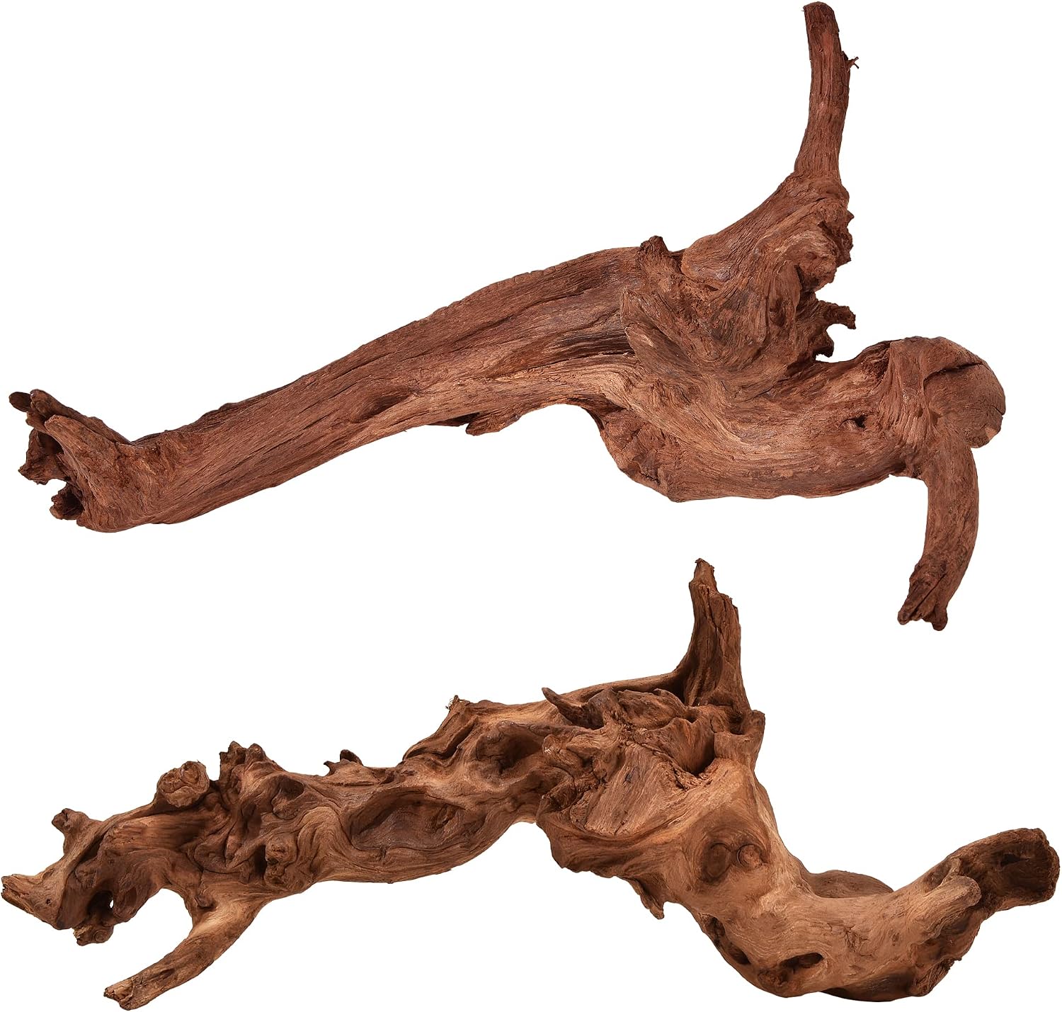 majoywoo Natural Small Driftwood for Aquarium Decor Fish Tank Decorations | Natural Driftwood for Aquascaping and Reptile Decor, With Unique Natural Shapes, Assorted Driftwood Branch 4.5-7.5" 5 Pcs - Image 16