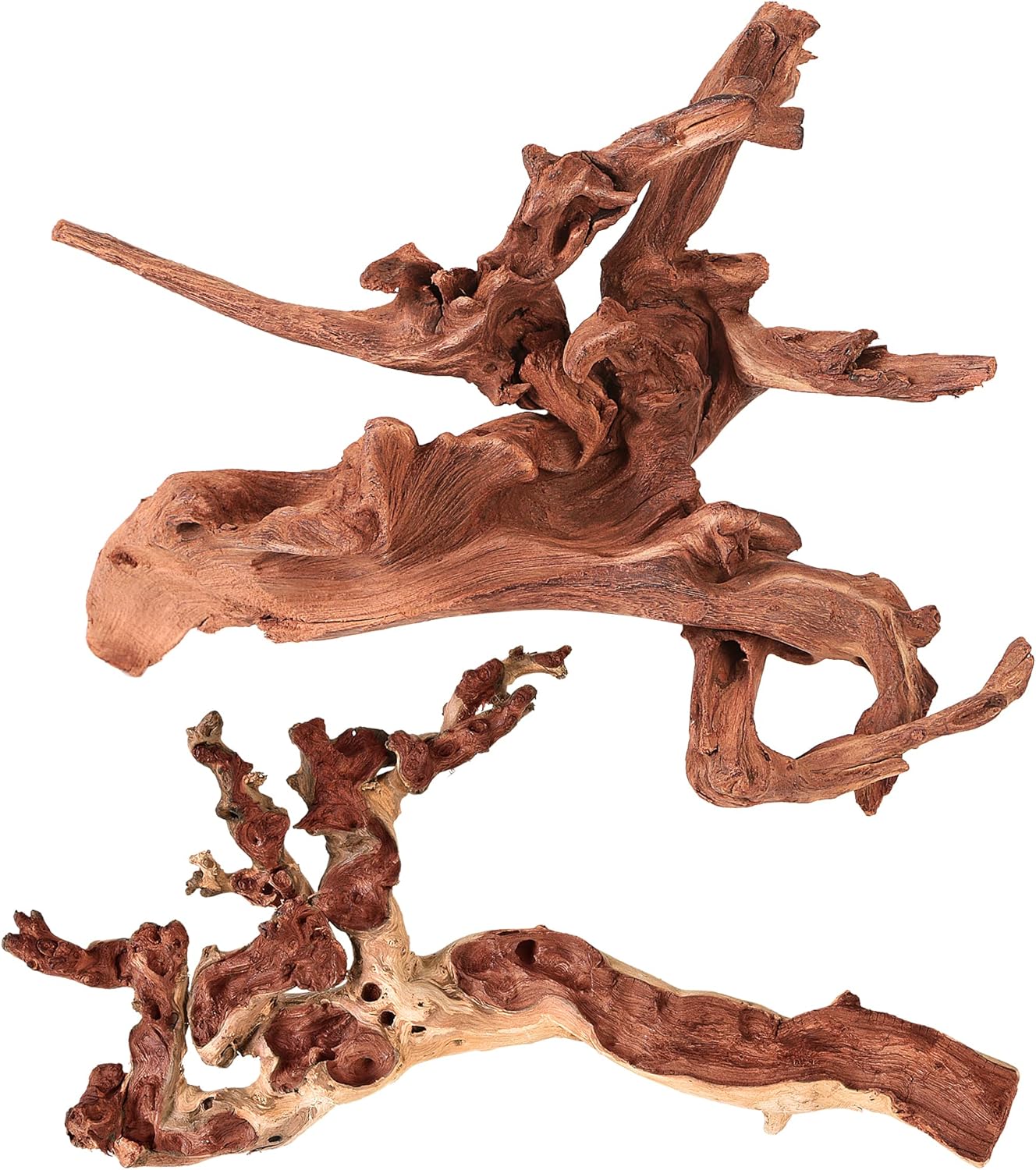 majoywoo Natural Small Driftwood for Aquarium Decor Fish Tank Decorations | Natural Driftwood for Aquascaping and Reptile Decor, With Unique Natural Shapes, Assorted Driftwood Branch 4.5-7.5" 5 Pcs - Image 8