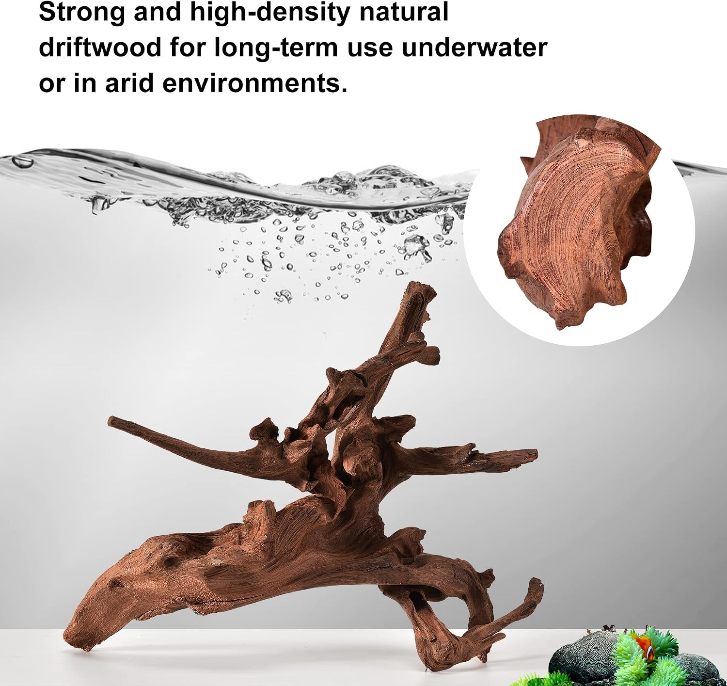 majoywoo Natural Small Driftwood for Aquarium Decor Fish Tank Decorations | Natural Driftwood for Aquascaping and Reptile Decor, With Unique Natural Shapes, Assorted Driftwood Branch 4.5-7.5" 5 Pcs - Image 3